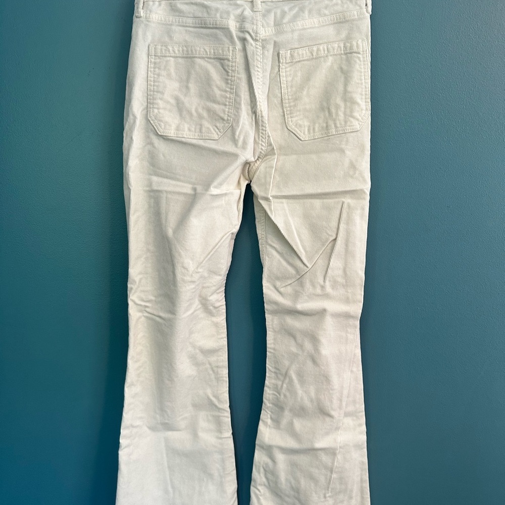 GAP Cream '70s Flare High Rise Pants - Picture 4 of 5